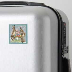 Imán Conejos de Semana Santa de la Vintage llevan huevo