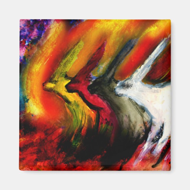 Imán Conejos del Apocalipsis (Frente)