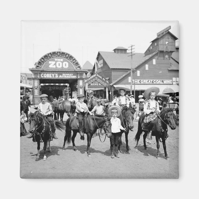 Imán Coney Island NY Magnet 1904 (Frente)