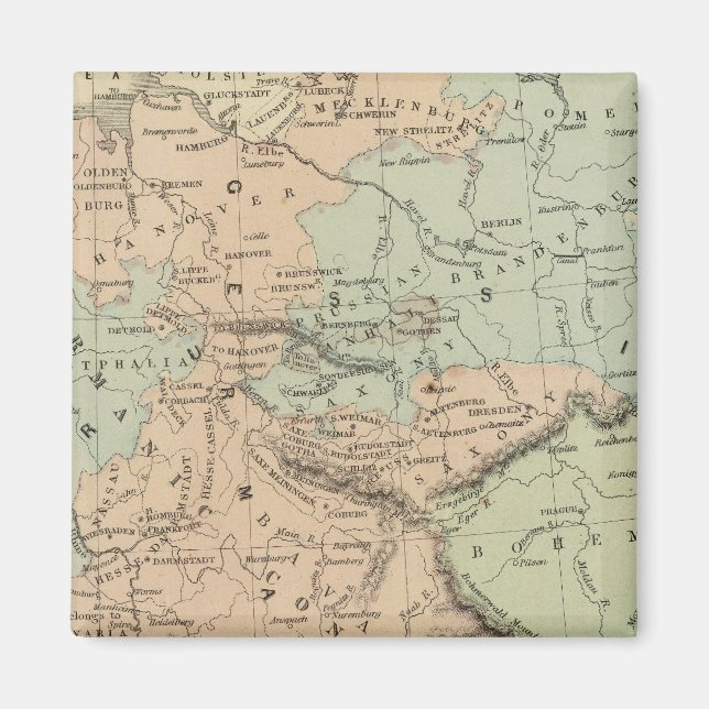 Imán Confederación Alemana (Frente)