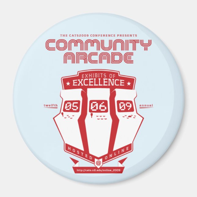 Imán Conferencia CATS2009/Redondo magnético (Frente)