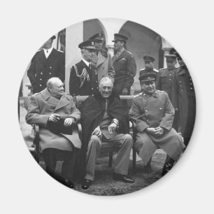 Imán Conferencia de Yalta Roosevelt Stalin Churchill 19