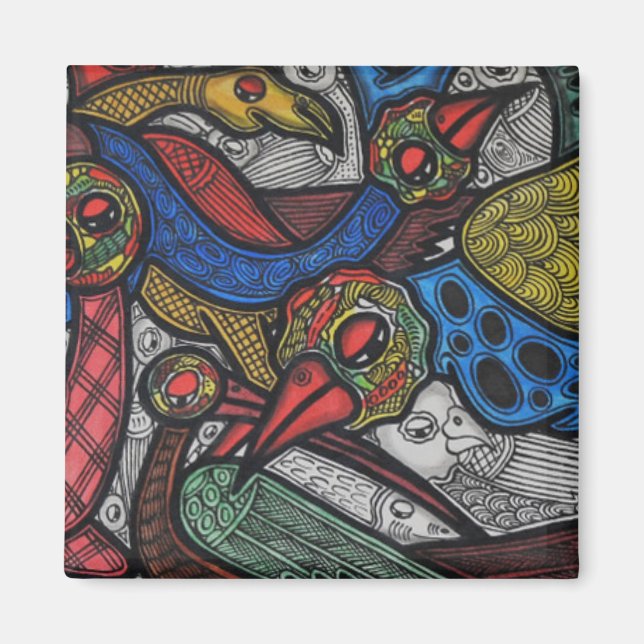 Imán Conferencia sobre aves (Frente)