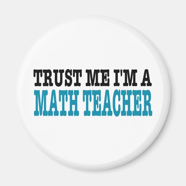Imán Confía en mí, soy profesor de matemáticas (la edic (Frente)