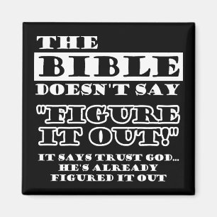 Imán Confianza cristiana, Dios se ha imaginado