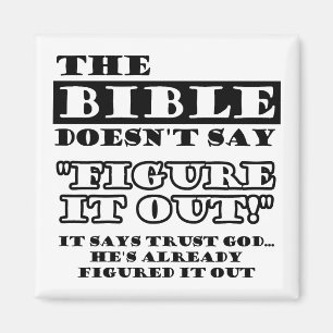 Imán Confianza cristiana, Dios se ha imaginado