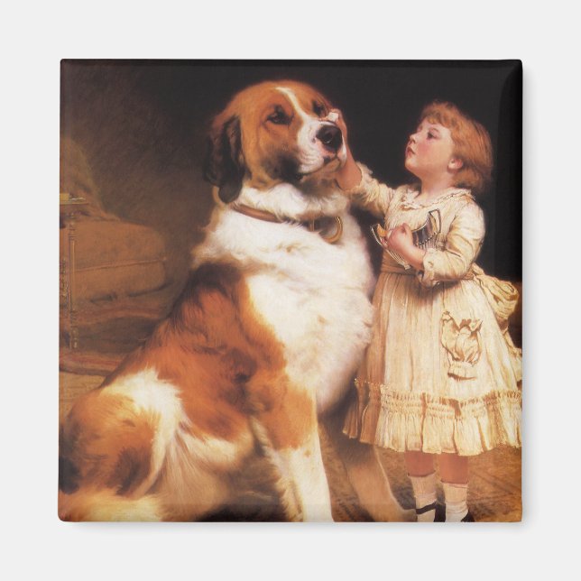 Imán Confianza de Charles Burton Barber, Perro de San B (Frente)