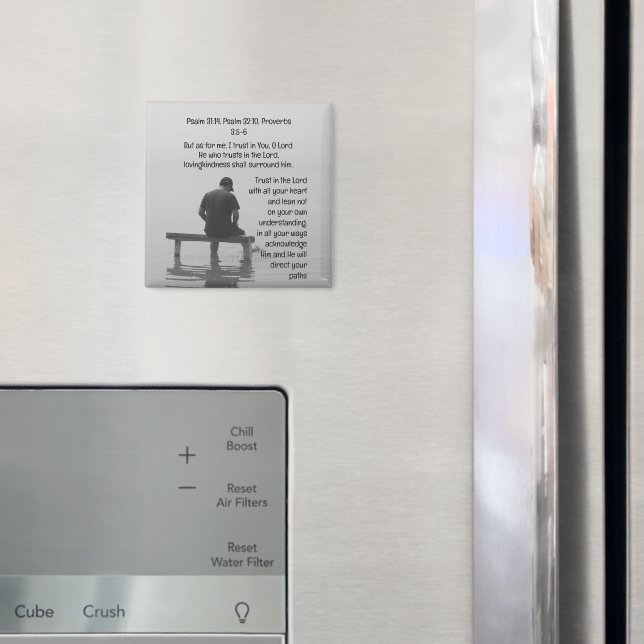 Imán Confianza en el Señor Confortando el levantamiento (In situ (nevera))