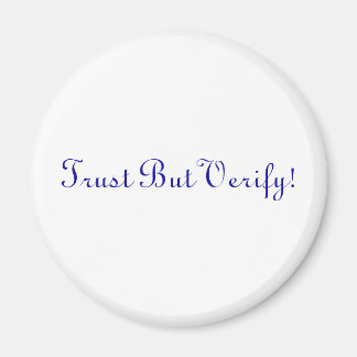 Imán Confiar pero verificar!