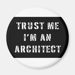 Imán Confíe en que yo es arquitecto