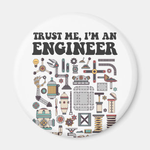 Imán Confíeme en, yo son un ingeniero