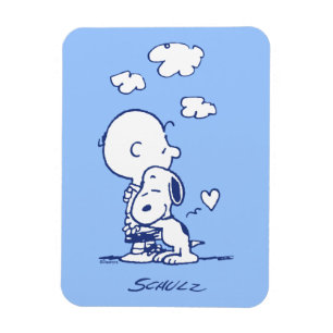Imán Confort y seguridad   Charlie y Snoopy Hug
