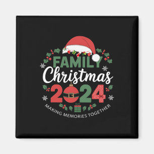Imán Confrontación de Navidades de familia 2024 Navidad