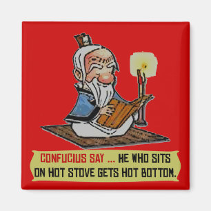 IMÁN CONFUCIO DICE… LA PARTE INFERIOR CALIENTE