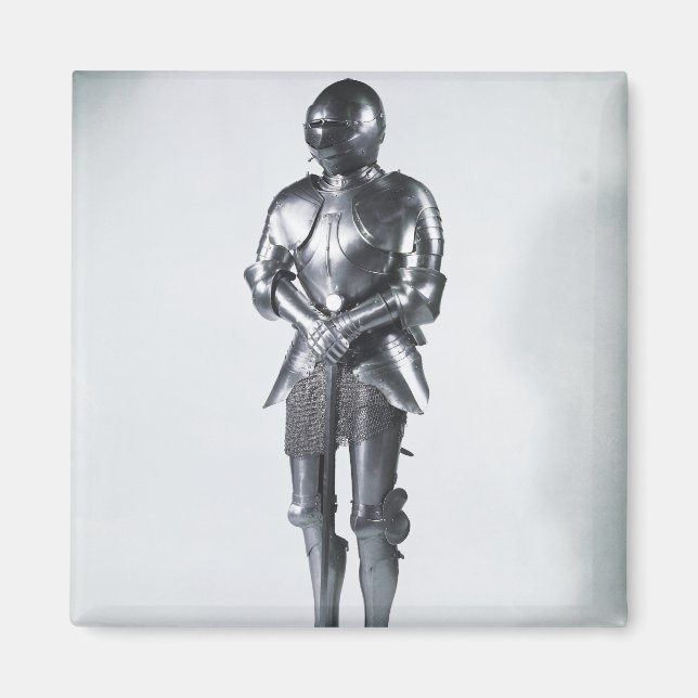 Imán Conjunto de armadura con aves de corral, c.1480 (Frente)