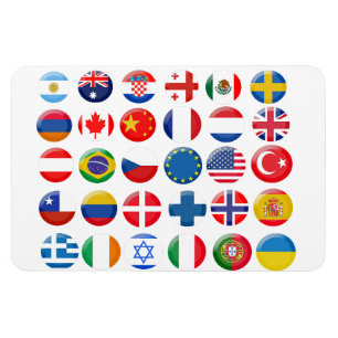 Imán Conjunto de iconos de países