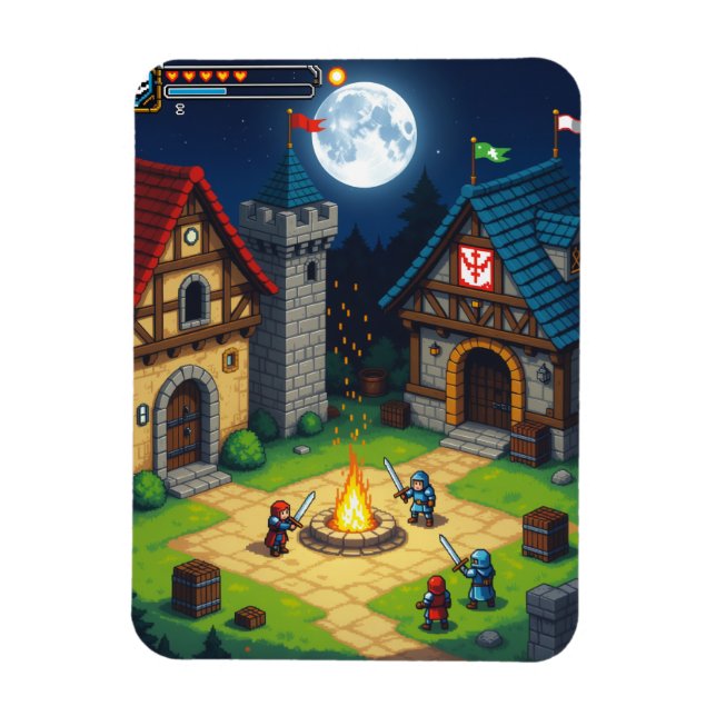 Imán Conjunto medieval (Vertical)