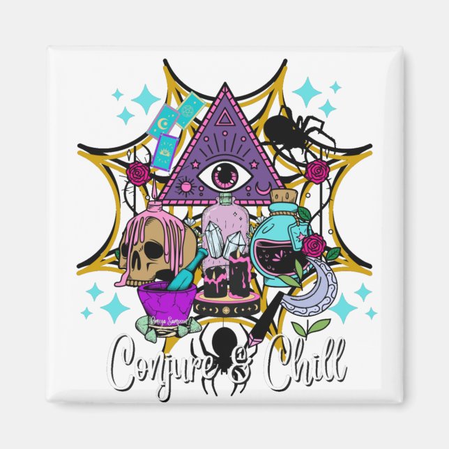 Imán Conjure & Chill (Frente)