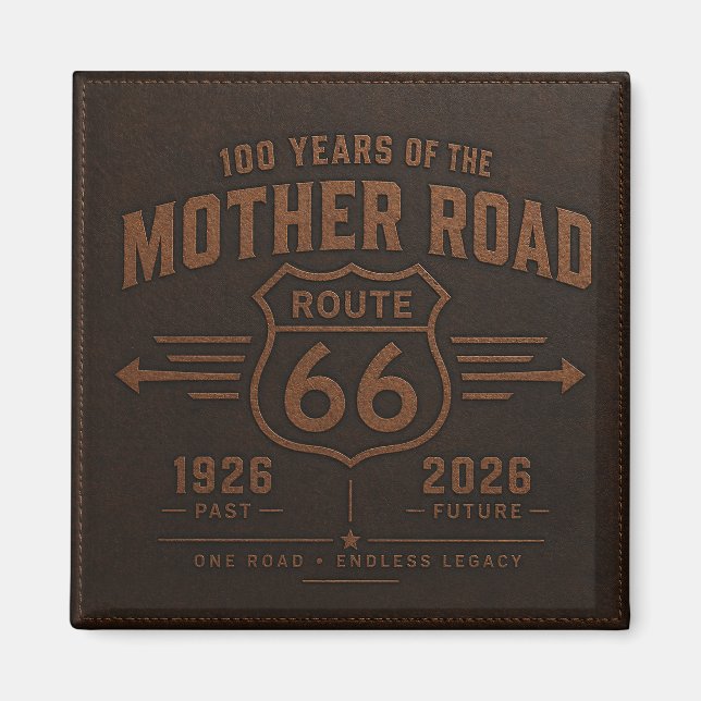 Imán Conmemoración del Centenario de la Madre Carretera (Frente)