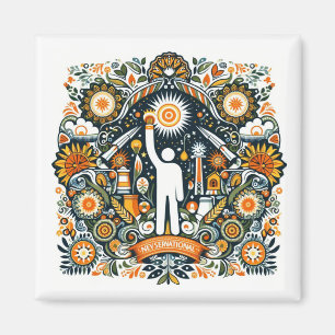 Imán conmemoración del Día Nacional de la Conservación 