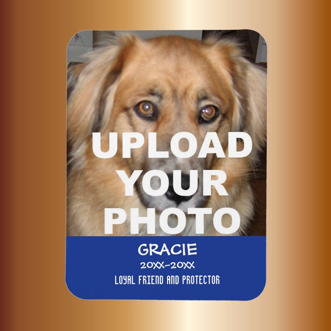 Imán conmemorativo de fotografías de perros o gato (Subido por el creador)