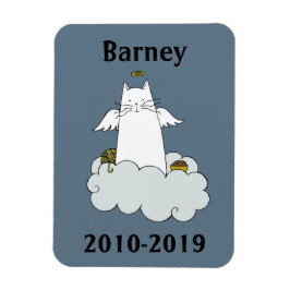 imán conmemorativo del gato mascota