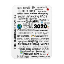 Conmemorativo Personalizado De La Pandemia Mundial