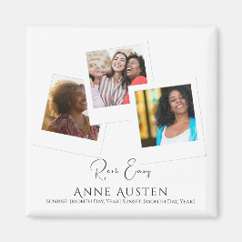 Imán conmemorativo – Recuerdo personalizado