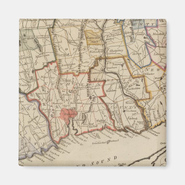 Imán Connecticut (Frente)