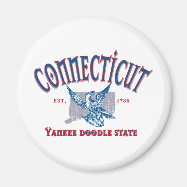 Imán Connecticut (Frente)
