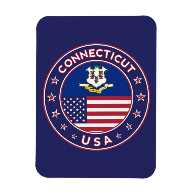Imán Connecticut (Vertical)