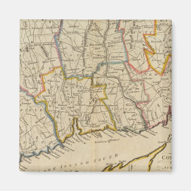 Imán Connecticut 10 (Frente)