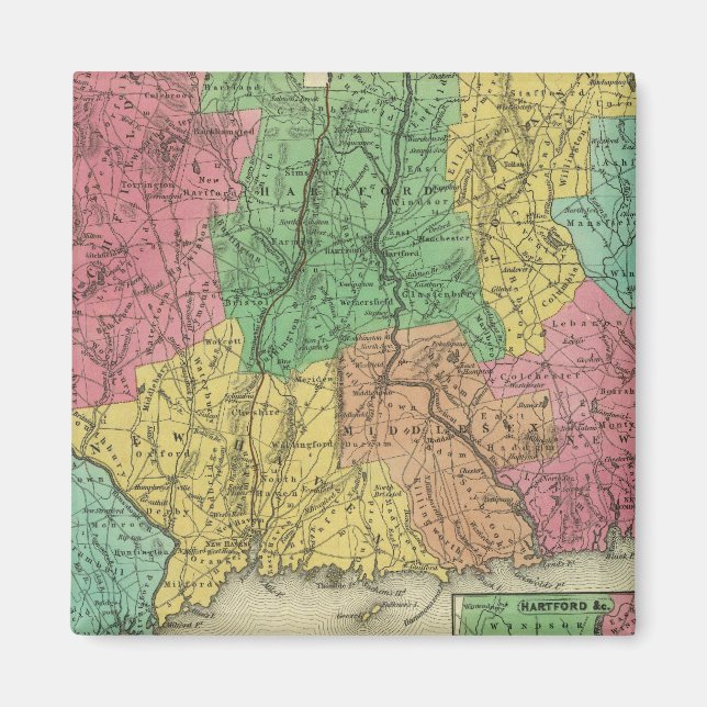 Imán Connecticut 10 (Frente)