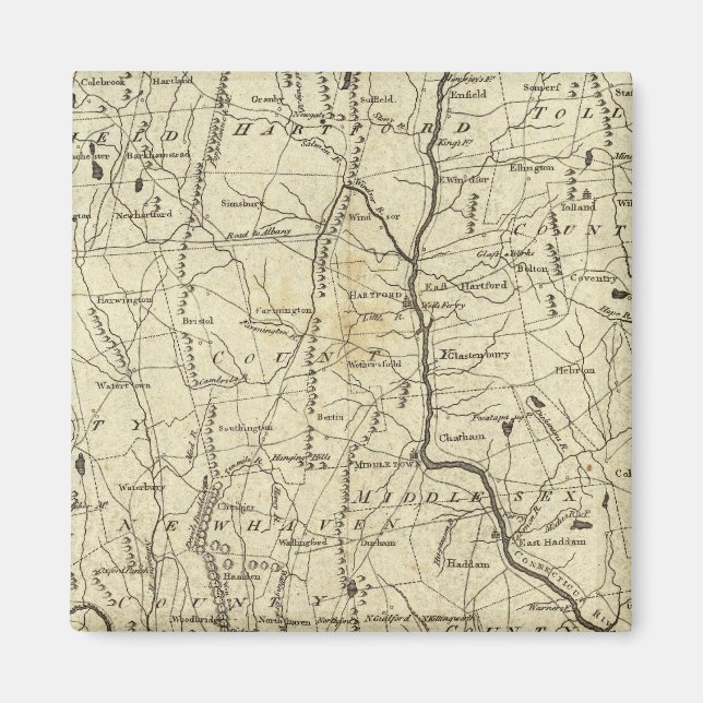 Imán Connecticut 7 (Frente)