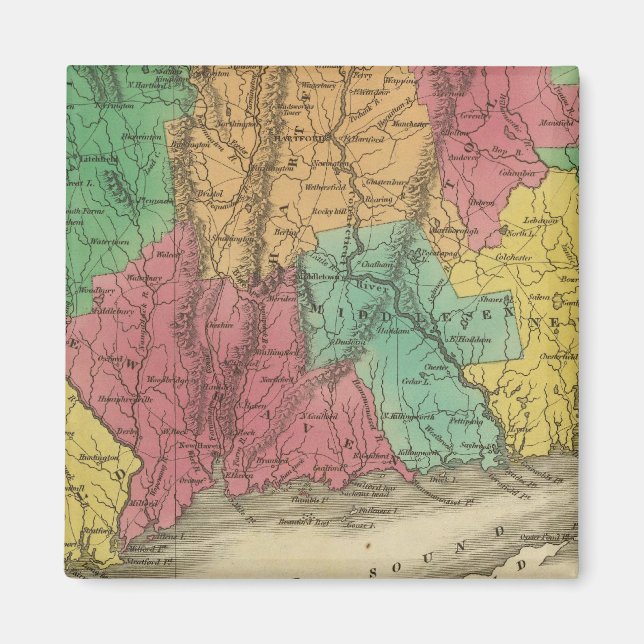 Imán Connecticut 9 (Frente)