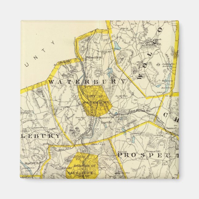 Imán Connecticut del condado de New Haven (Frente)