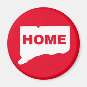 Imán Connecticut Hogar Lejos Del Estadio Fridge Magnet