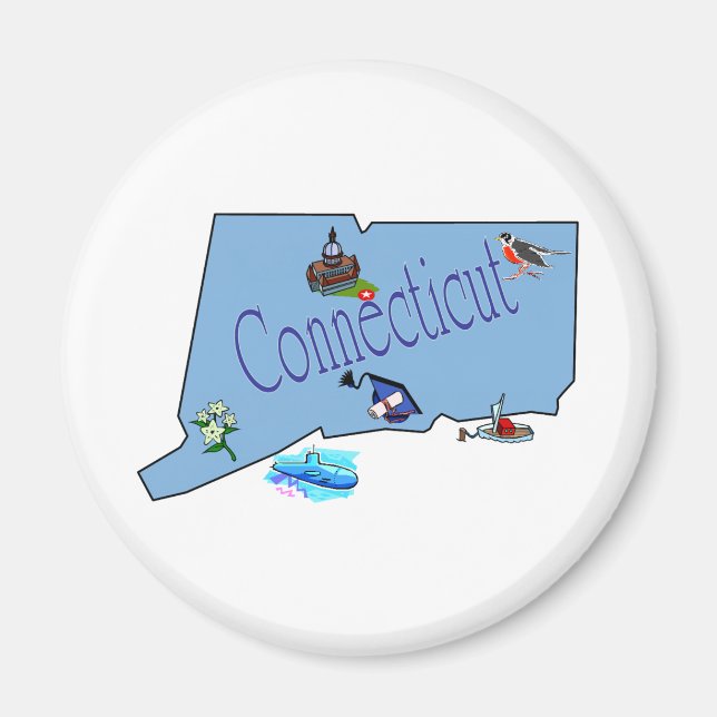 Imán Connecticut Magnet (Frente)