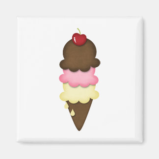 Imán cono de helado