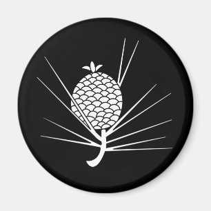 Imán Cono de pino con agujas