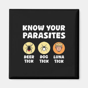 Imán Conoce tus parásitos meme anti trump resista pro