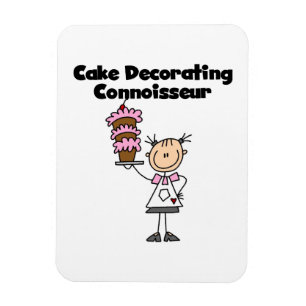 Imán Conocedora de Decoración de Tartas Femenina