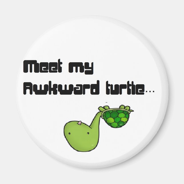 Imán conocer a mi tortuga (Frente)