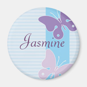 Imán conocido personalizado - mariposas