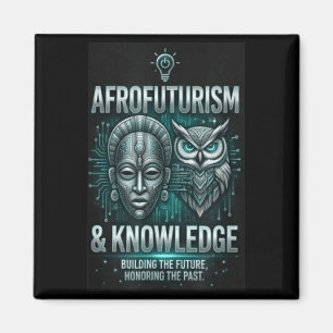 Imán Conocimiento de Afrofuturismo máscara africana búh