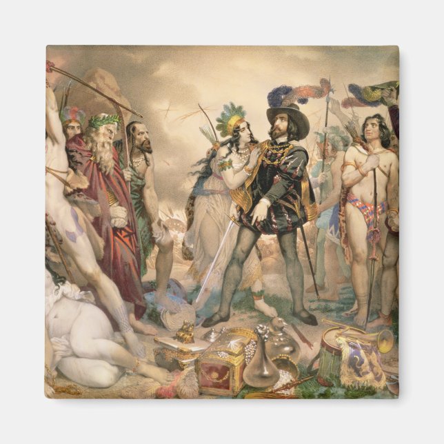 Imán Conquista de México (Frente)