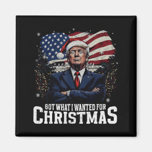 Imán Conseguí Lo Que Quería Para Navidad Trump 2024 Tee