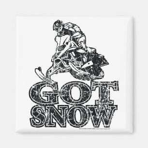 Imán Conseguir-Nieve-Apenado