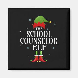 Imán Consejero Escolar Elf Xmas Grupo Familiar Matemáti