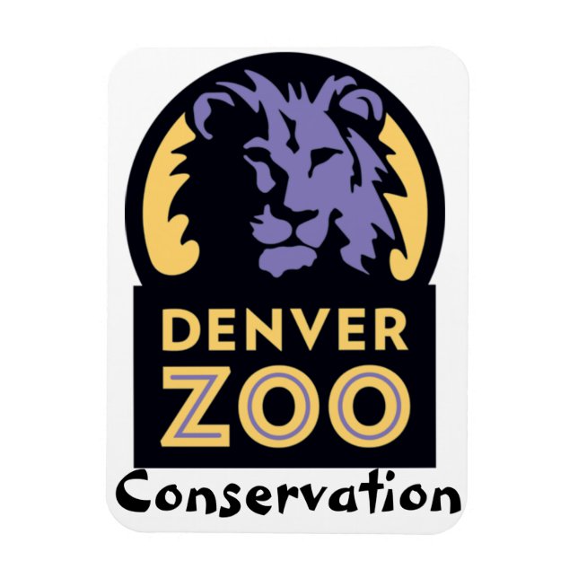 Imán Conservación del zoológico de Denver (Vertical)